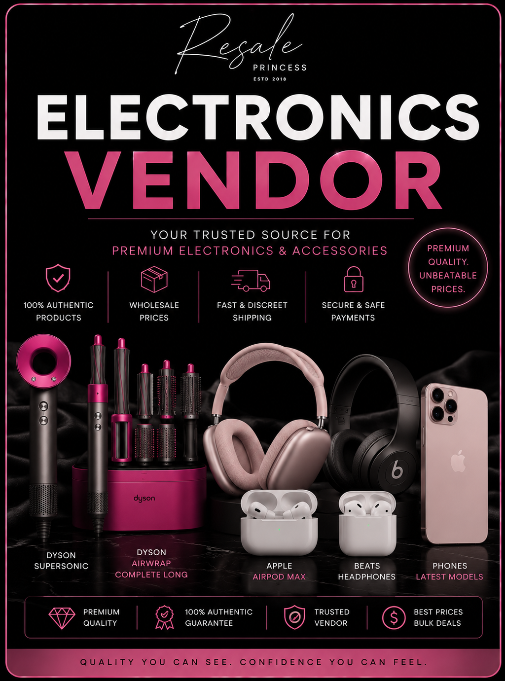 Electronics Vendor. 🎧